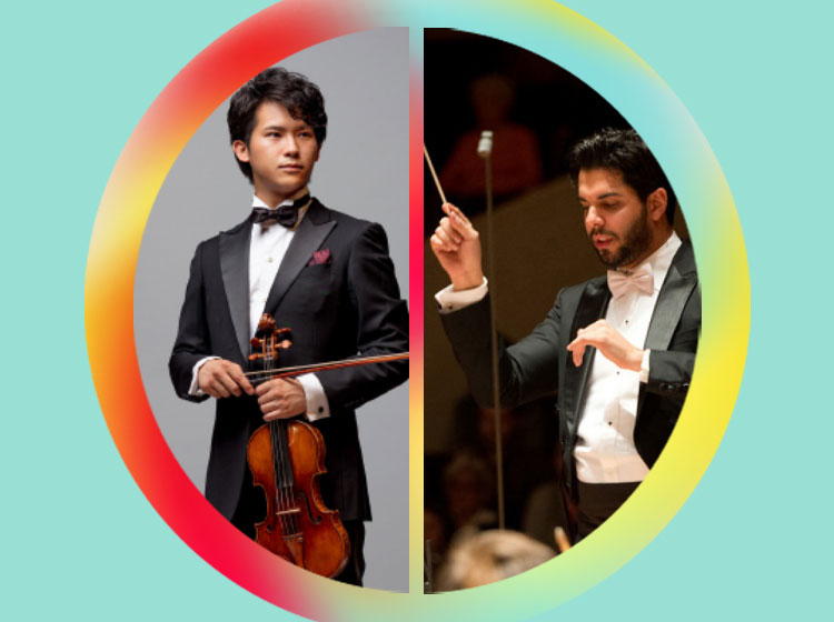 Fumiaki Miura, violin & Domingo Hindoyan, conductor Fumiaki Miura, violin & Domingo Hindoyan, conductor