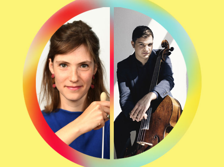 Chloé van Soeterstède, conductor & Andrei Ionita, cello Chloé van Soeterstède, conductor & Andrei Ionita, cello