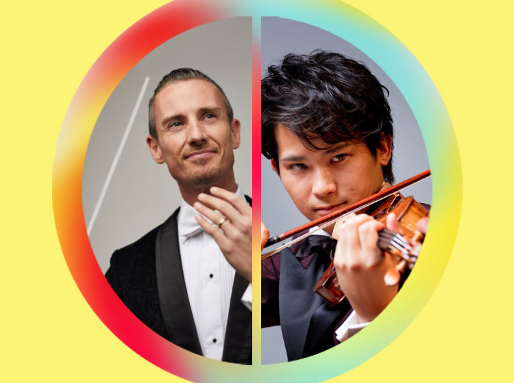 Alexander Shelley, conductor & Fumiaki Miura, violin Alexander Shelley, conductor & Fumiaki Miura, violin